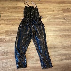Sequin jumpsuit- fancy!